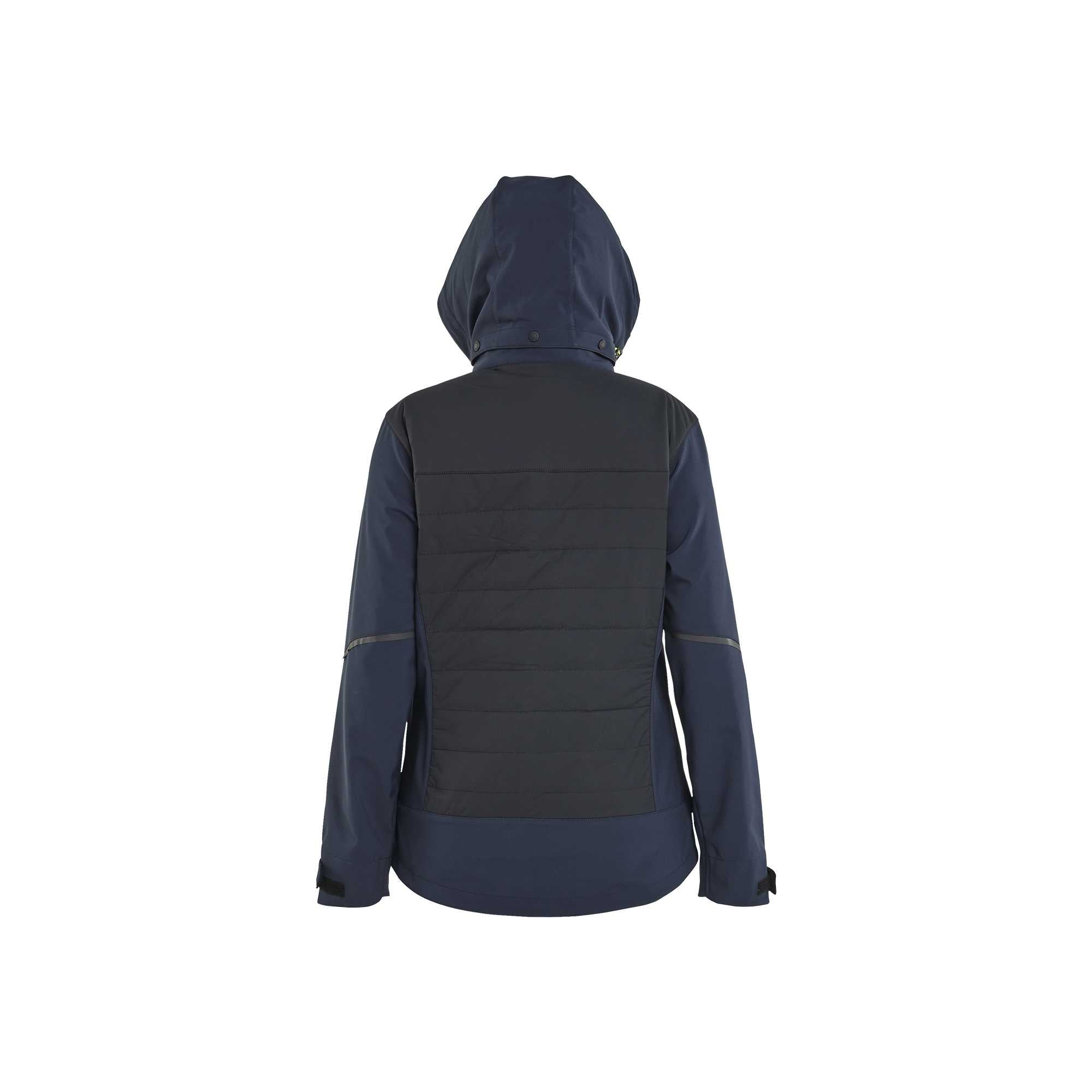 BLAKLADER 47332513 Women's Hybrid Jacket Hi Vis Reflective Softshell Work Jacket WOMEN - Waterproof